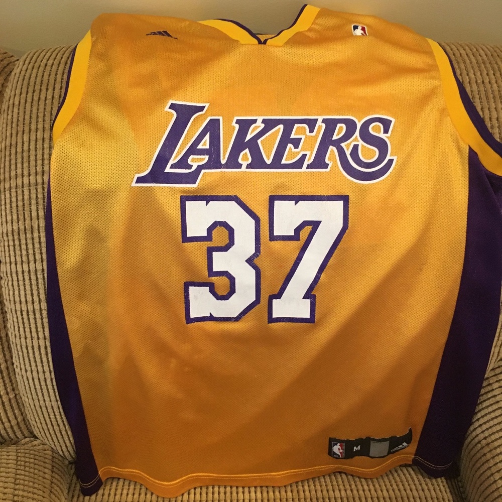 RON ARTEST Gold Jersey - Men's Medium Adidas 2010